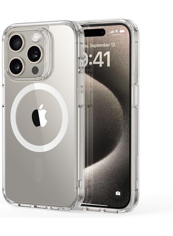 Clear Transparent Phone Case for Apple iPhone 15 Pro Max | Slim Protective Cover | Shockproof Back Case | Scratch Resistant Design | Lightweight Daily Protection